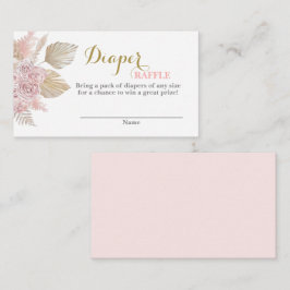 デザートボホーおむつラッフルエンクロージャカード エンクロージャーカード