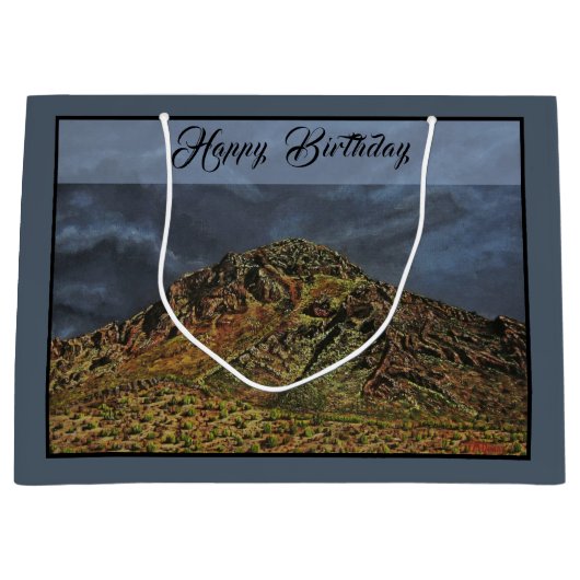 デザートマウンテンサウスウエストラージ抱き枕 ラージペーパーバッグ (正面)