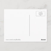 デザートマウンテンサンセットオレンジとブラウン ポストカード (裏面)