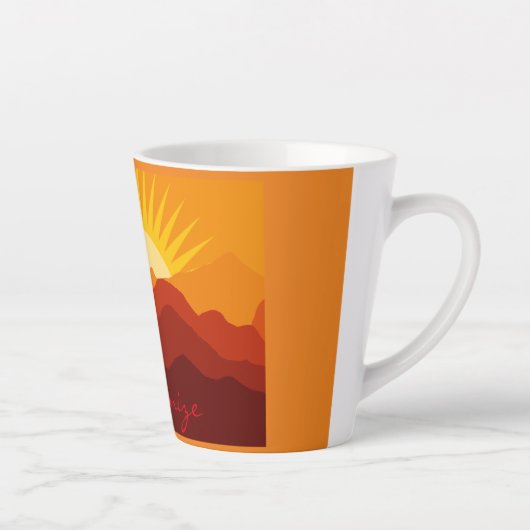 デザートマウンテンサンセットサンダー_コーブ カフェラテマグ (右)