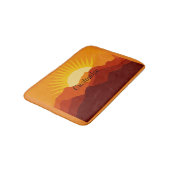 デザートマウンテンサンセットサンダー_コーブ バスマット (アングル)