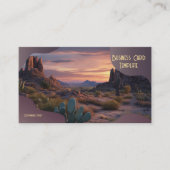 デザートマウンテンズアリゾナビジネスカード 名刺 (正面)