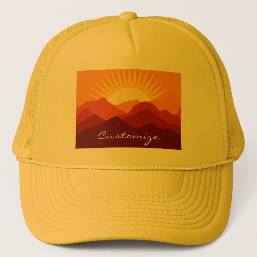 デザートマウンテンズサンセットサンダーコーブ キャップ (正面)