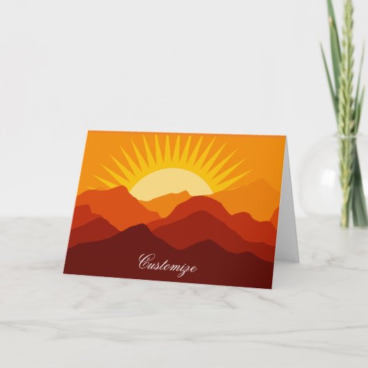 デザートマウンテンズサンセットサンダーコーブ シーズンカード (正面)