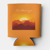 デザートマウンテンズサンセットサンダーコーブ 缶クーラー (正面)