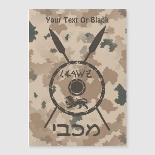 デザートマカビーシールドと槍