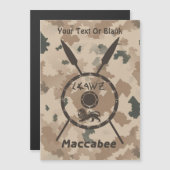 デザートマカビーシールドと槍 (正面/裏面)