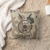 デザートマカビーシールドと槍 クッション (ブランケット)