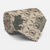 デザートマカビーシールドと槍 ネクタイ (ロール)