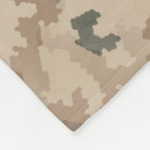 デザートマカビーシールドと槍 フリースブランケット (角)