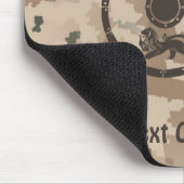 デザートマカビーシールドと槍 マウスパッド (コーナー)