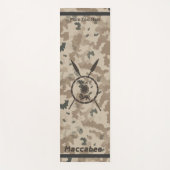 デザートマカビーシールドと槍 ヨガマット (正面)