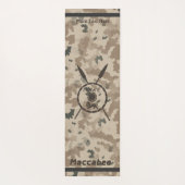 デザートマカビーシールドと槍 ヨガマット (裏面)