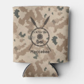 デザートマカビーシールドと槍 缶クーラー (正面)