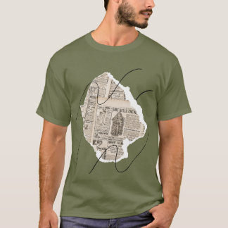 デザートマップとランドスケープの美意識アートTシャツ Tシャツ