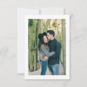 デザートミッション 結婚式 写真 Save the Date (裏面)