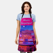 デザートミュージックスタジオ エプロン (着用した状態)