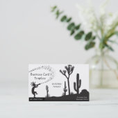 デザートミュージックノートココペリロゴ  名刺 (スタンド正面)