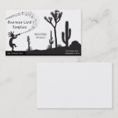 デザートミュージックノートココペリロゴ  名刺 (正面/裏面)