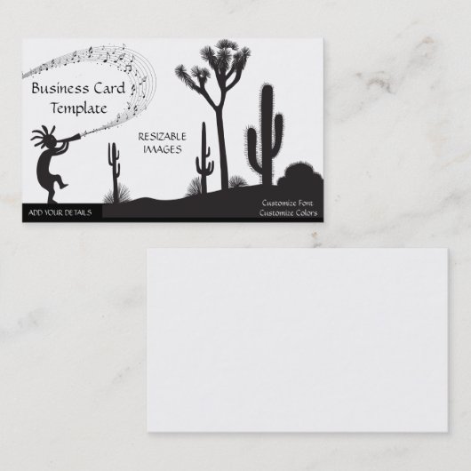 デザートミュージックノートココペリロゴ  名刺 (正面/裏面)