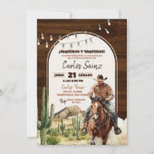 デザートメキシコスペインのーボーイ誕生日 招待状 (正面)