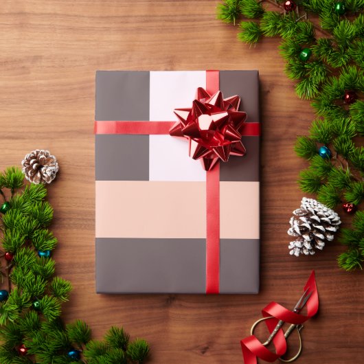 デザートモチャジオメトリックラッピング紙 ラッピングペーパー (クリスマスギフト)