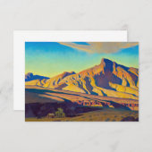 デザートラットの故郷メイナード・ディクソン サンキューカード (正面/裏面)