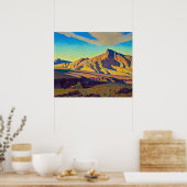 デザートラットの故郷メイナード・ディクソン ポスター (キッチン)