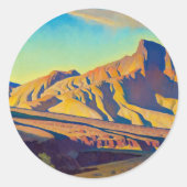 デザートラットの故郷メイナード・ディクソン ラウンドシール (正面)