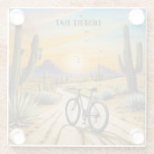 デザートラット、カスタマイズ ガラスコースター (裏面)