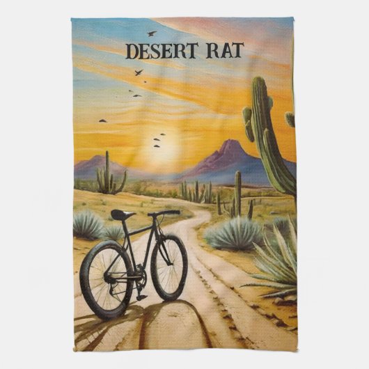 デザートラット、カスタマイズ キッチンタオル (縦)