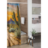 デザートラット、カスタマイズ シャワーカーテン