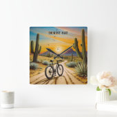 デザートラット、カスタマイズ スクエア壁時計 (ホーム)