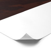 デザートランドスケープサンセットヴィンテージ ポスター (角)