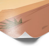 デザートランドスケープテラコッタモダン引用文 フォトプリント            (角)