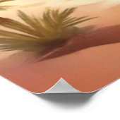 デザートランドスケープ(デイトパームズ) ポスター (角)