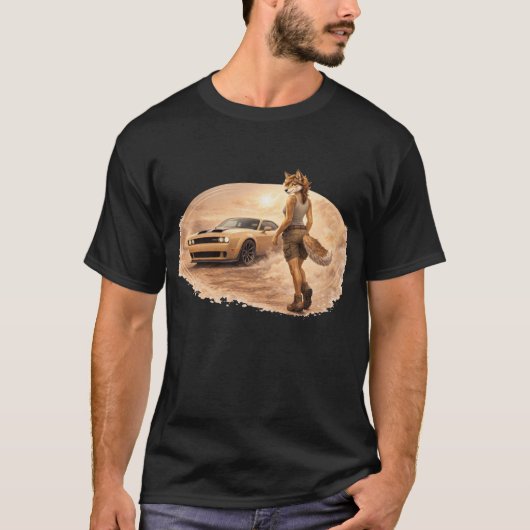 デザートランナーコヨーテ Tシャツ (正面)