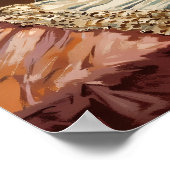 デザートランプ – パインタリースタイルスチルライフアート ポスター (角)