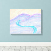 デザートリバーキャンバス印刷 キャンバスプリント (インサイチュ (ウッドフロア))