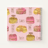 デザートレシピノートブック ノートブック (裏面)