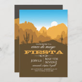 デザートロケール招待状 招待状 (正面/裏面)