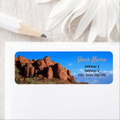 デザートロックス差出人住所ラベル ラベル (インサイチュ)