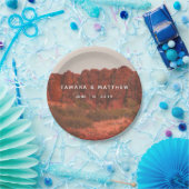 デザートロックス紙プレート ペーパープレート (パーティー)