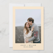 デザートロデオレトロホース素朴ウェスタン結婚ズ セーブザデート (裏面)