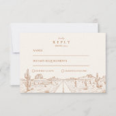 デザートロードウェスタン結婚ズ 出欠カード (正面)