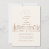 デザートロードウェスタン結婚ズ 招待状 (正面)