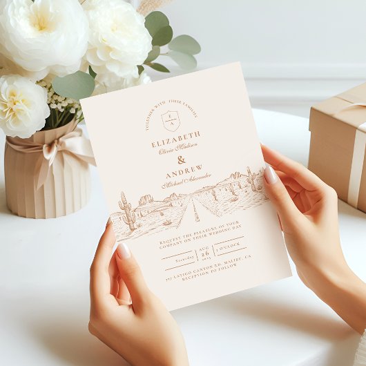 デザートロードウェスタン結婚ズ 招待状