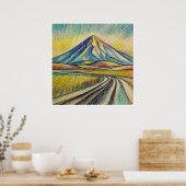 デザートロード – アーカイバルアートプリント ポスター (キッチン)