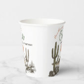 デザートワイルドウエストウェスタン1st誕生日 紙コップ (右)