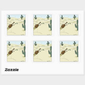 デザートヴァイオリンヴィオラチェロ漫画のダンピット スクエアシール (シート)